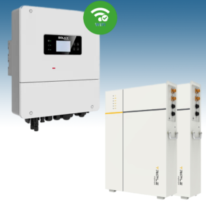 Kit Inversor Híbrido Solax X1-HYB-6.0-LV 6kW + 2 Baterías Solax T-BAT-SYS-LV TP-LD53 5,3kWh 48V