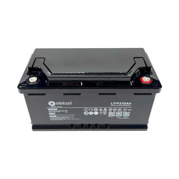 Batería de Litio Eleksol LiFePO4 12,8V 210Ah Bluetooth BMS V2