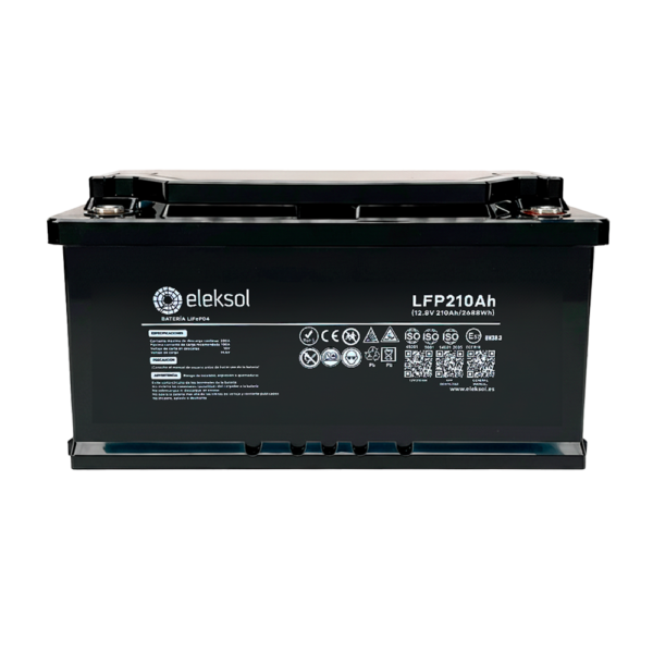 Batería de Litio Eleksol LiFePO4 12,8V 210Ah Bluetooth BMS V2