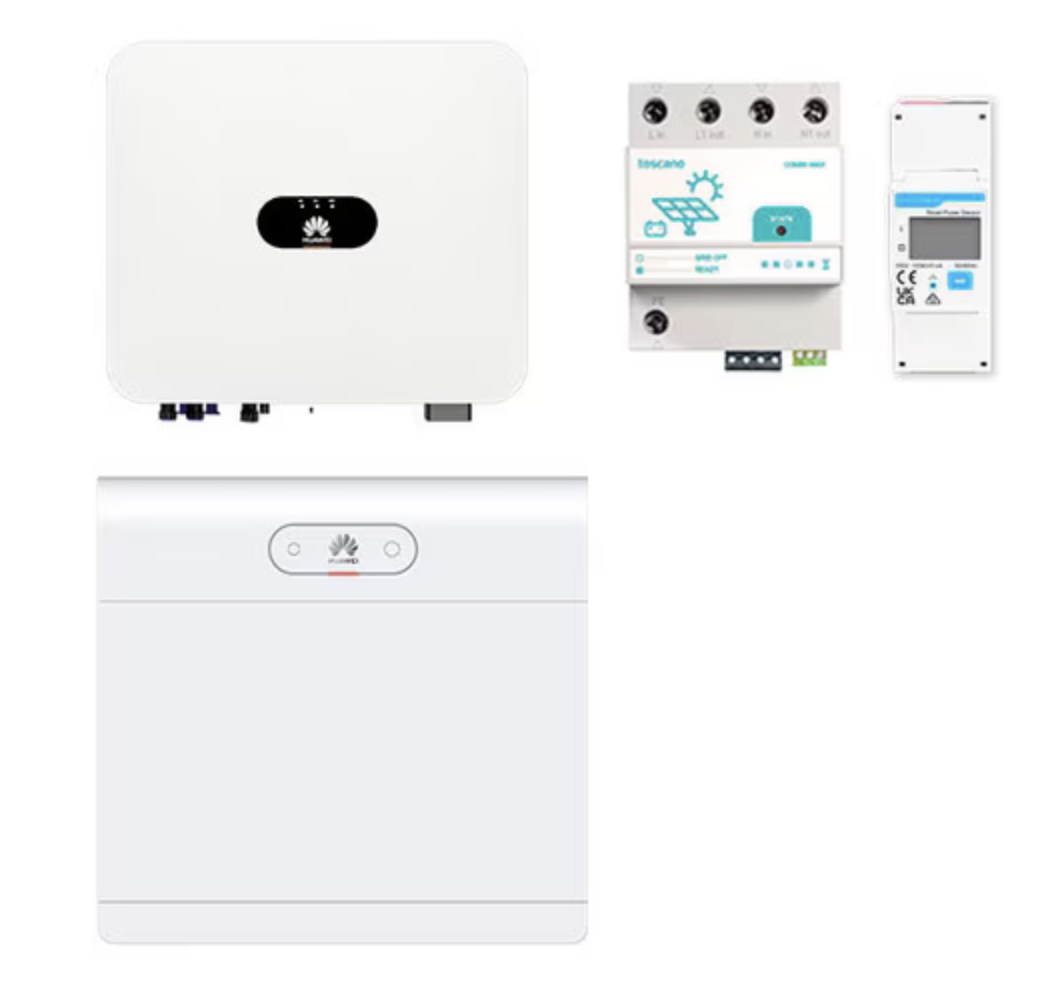 Screenshot Kit Huawei Inversor Monofásico 5kW + Batería 5kWh + Backup Toscano